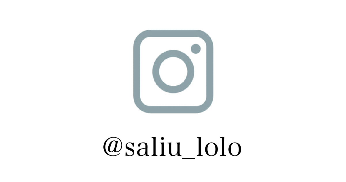 saliu lolo インスタ